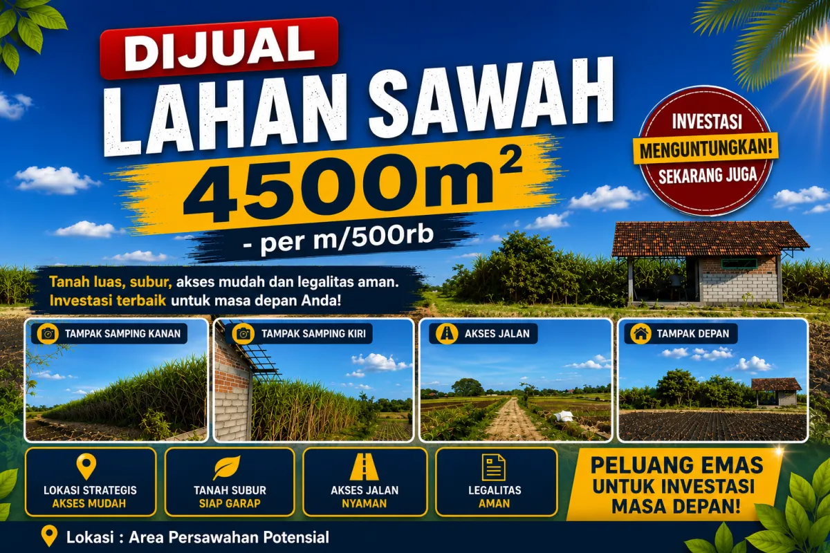 LAHAN SAWAH POTENSIAL AREA SEMEN KEDIRI
